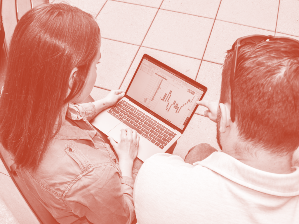 Remote Traders On Their Laptop