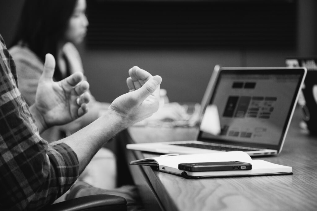 Meeting Table - Laptop