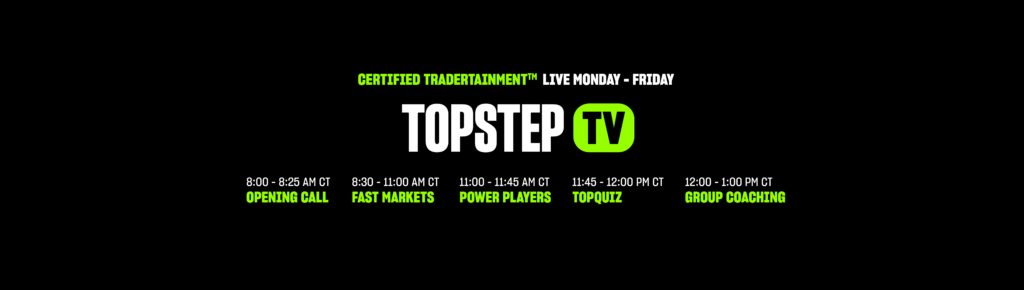 TopstepTV banner BLOG