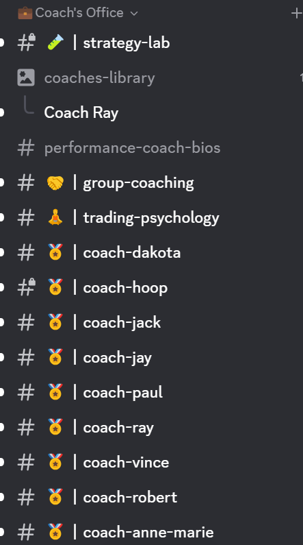 Topstep's Coaching Channels